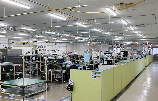 電子機器組立フロア